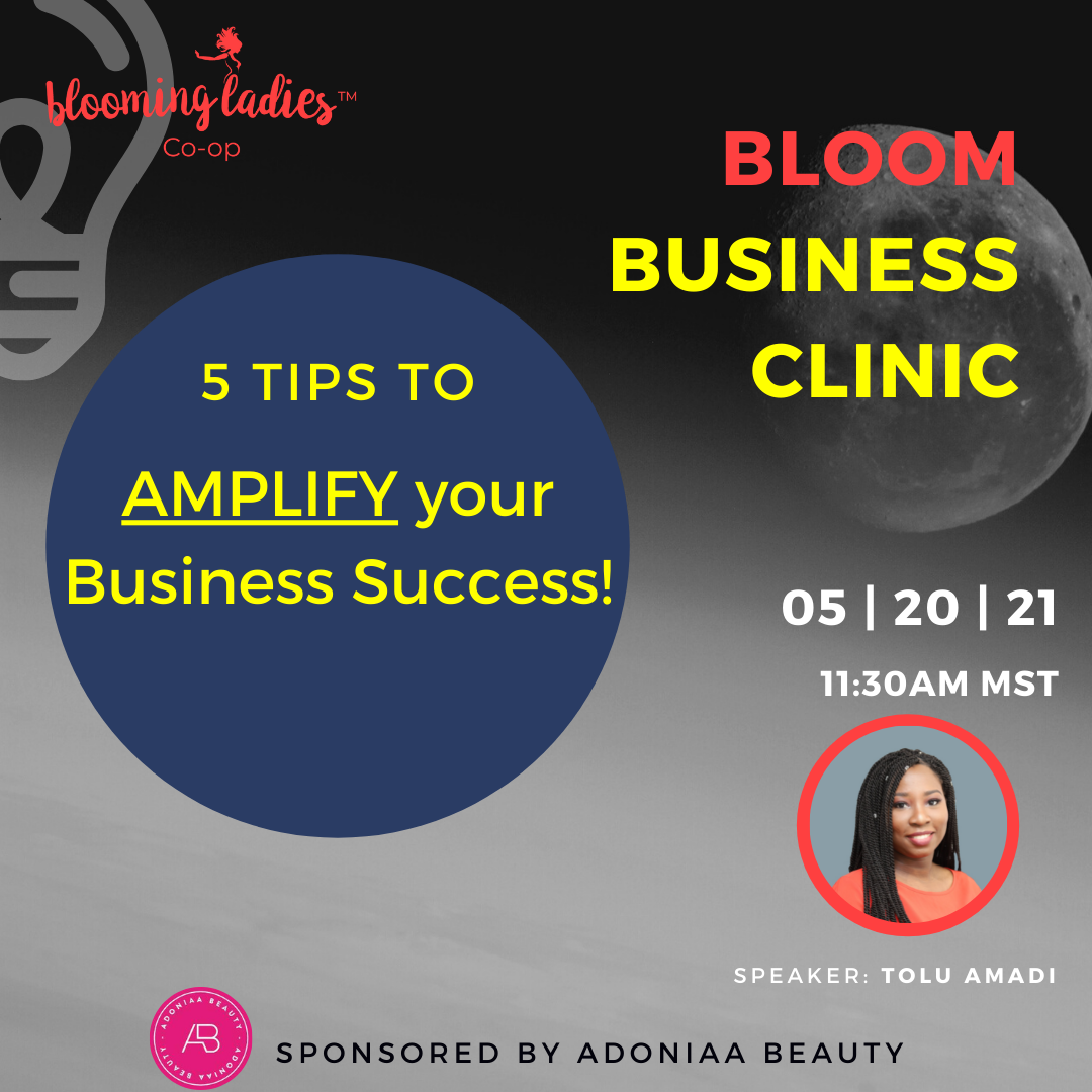 Bloom Business Clinic Invitation